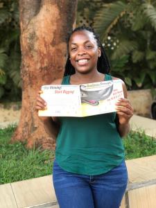 Das Sandwurm Prinzip ist in Kampala, Uganda - Afrika